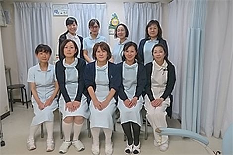 明るいスタッフの皆さんです。